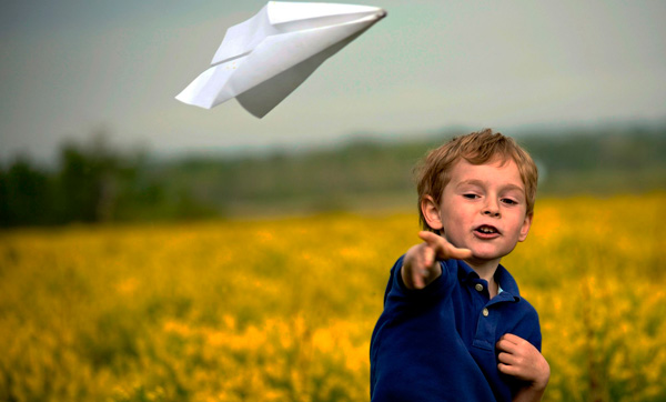 Avión de papel